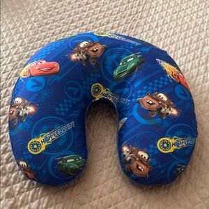 Disney Cars High Velocity Blue Neck Pillow
